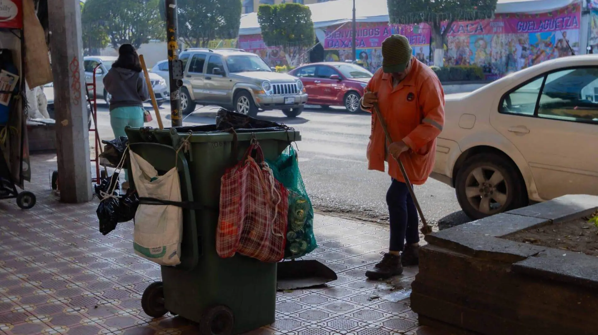 Trabajador de limpia